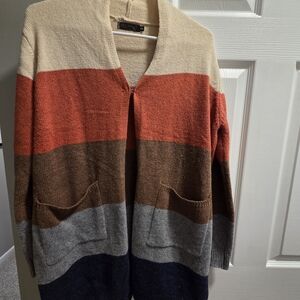 Striped Multicolor Women Sweater